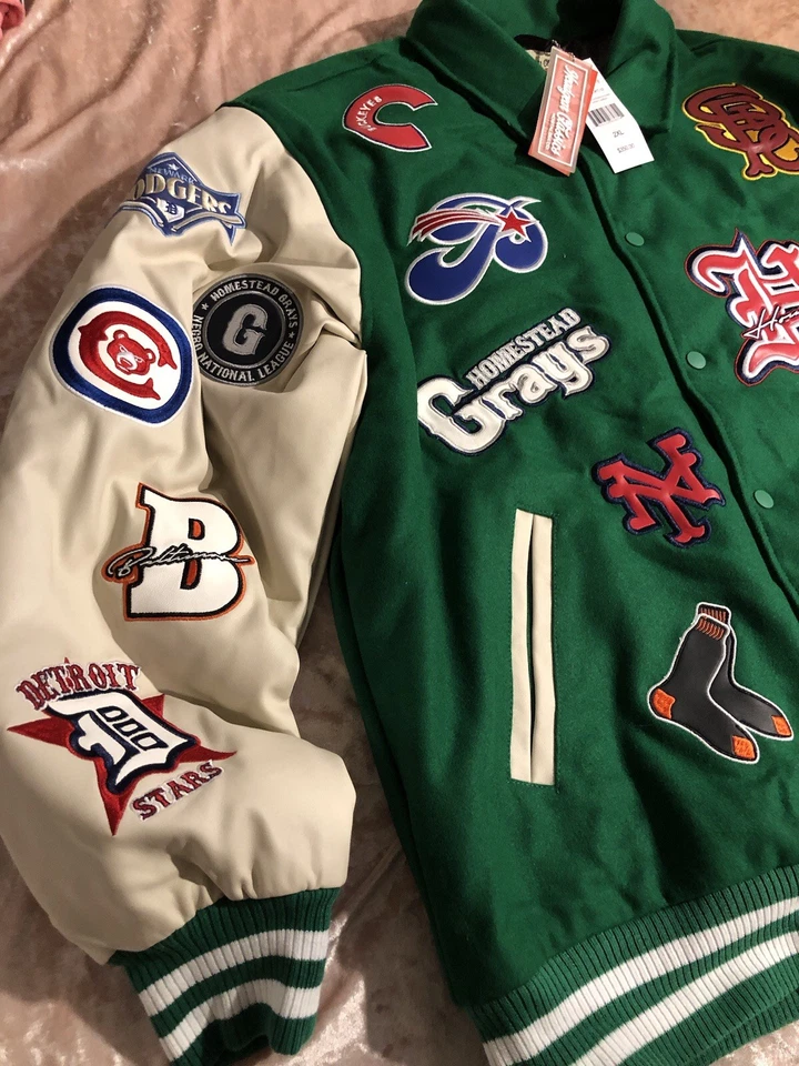 Chaqueta Universitaria 2XL Para Hombre Headgear Classics Liga Negra (totalmente cosida) Foto 4 de 4