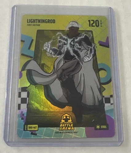 2025 Bo Jackson Battle Arena Alpha Update Lightningrod 80's RAD Battlefoil Steel