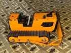 Vintage Tonka T-6 Tracked Bulldozer Dozer Pressed Steel Toy Vehicle Orange