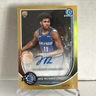 2025-26 Bowman #BCA-JR Jase Richardson Chrome Auto True Gold Refractor /50