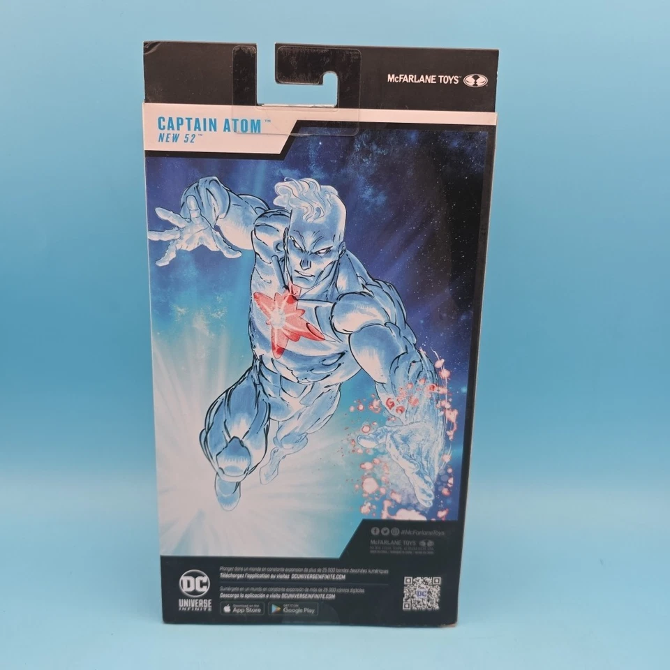 Figura de acción Mcfarlane DC Multiverse “Captain Atom” Gold Label 7" nueva sellada Foto 2 de 4