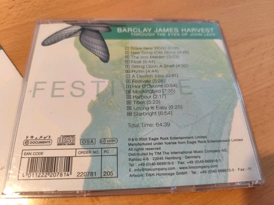 Barclay James Harvest - Through the Eyes of John Lees - CD - Zustand sehr gut - Bild 4 von 4