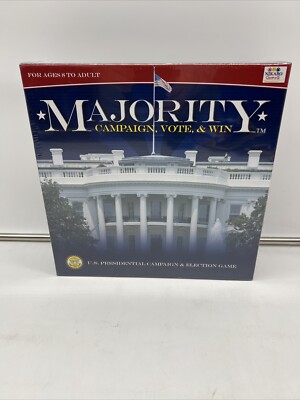 Majority Campaign Vote Win Election Board Game SEALED Nikabo Games 2010!
