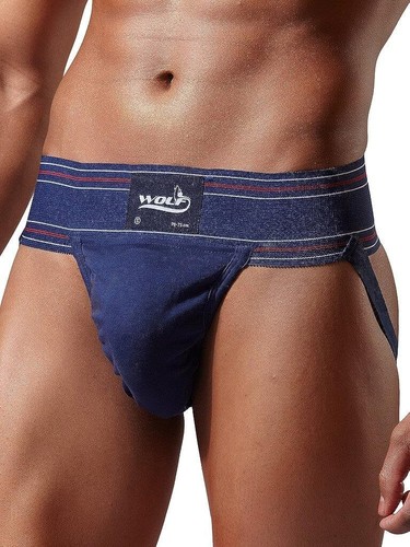 Athletic Wolf Cotton Stretchable Gym Supporter Jockstraps with Cup Pack of 1 AU - Picture 13 of 20