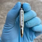 Real 925 Sterling Silver One Shot One Kill Rifle Bullet Military Sniper Pendant