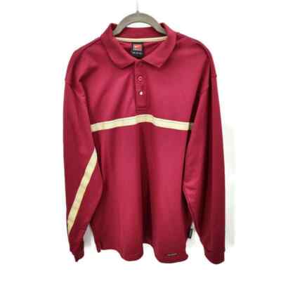 nike team sports long sleeve polo