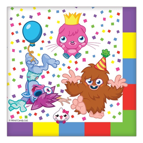 Moshi Monsters Full Party Set Bags Napkins Table Cover Invites Banner Bundle - Picture 9 of 12