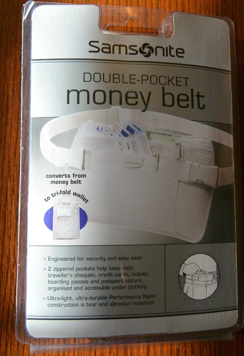 Samsonite money cheap belt