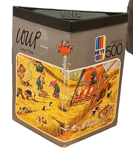 Heye Loup Love Time Puzzle 500 Teile Puzzle und Poster