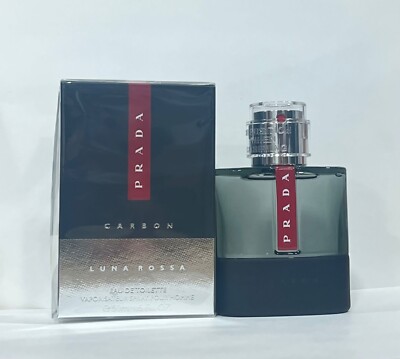 【新品未使用】PRADA LUNA ROSSA CARBON 香水　50ml Amazon.com : Prada Luna Rossa Carbon For Men Eau De Toilette
