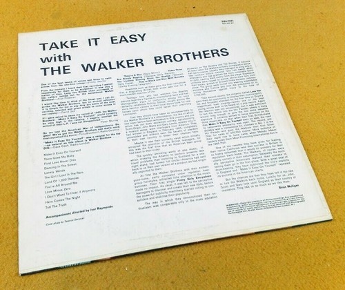 THE WALKER BROTHERS " TAKE IT EASY " SUPERB UK ORIGINAL MUCH RARER STEREO LP - Picture 8 of 12