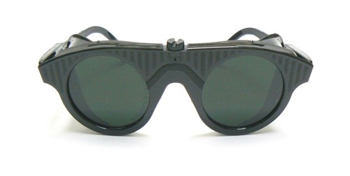 #10 Safety Glasses Protective Goggles Dark Green 10 Shade - Melting & Soldering - Picture 2 of 7
