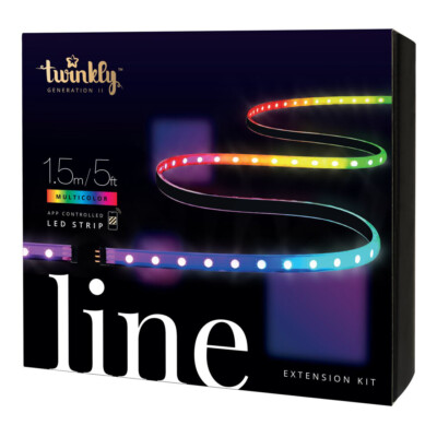 Twinkly Smart Lights - 90 LED RGB Multicolor Chasing Strip Lights - Line - Gener