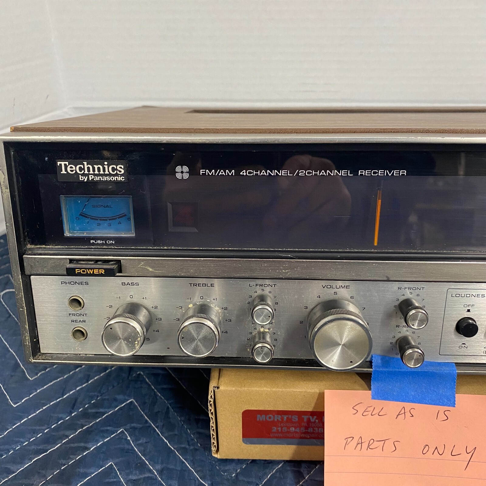 TECHNICS SA5400X 4 CHANNEL/ 2 CHANNEL STEREO RECEIVER PARTS ONLY