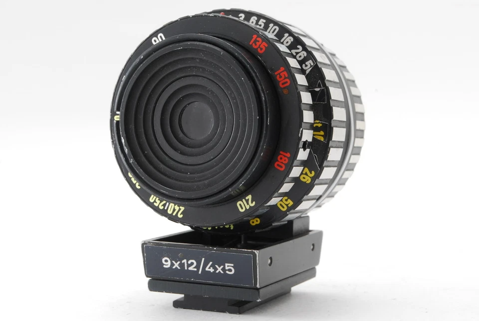 LINHOF 9X12/4X5 UNIVERSAL ZOOM VIEW FINDER ZEBRA 4x5 MASK SET - Image 2 of 4