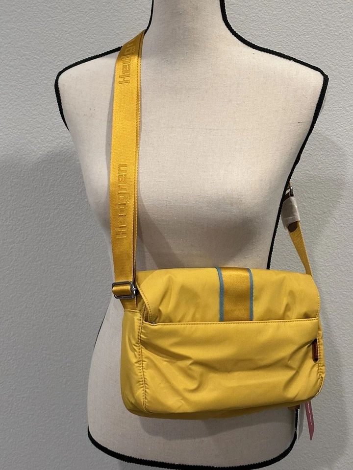 "Nuevo Bolso Mensajero Bandolera Hedgren Informal Elegante Ceilán Dorado HCCH11 11""x8""" Foto 2 de 2