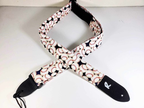 Correa para guitarra de béisbol - doble acolchada - cómoda - se adapta a tamaño completo y junior - Imagen 3 de 10