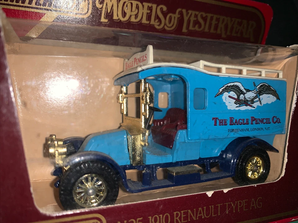 Matchbox  Models of Yesteryear 910 RENAULT TYPE AG - EAGLE PENCIL - Image 2 of 4