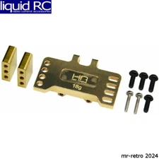 Hot Racing SXTF24HMH BrassReefs Emax Savox Servo Mount SCX24