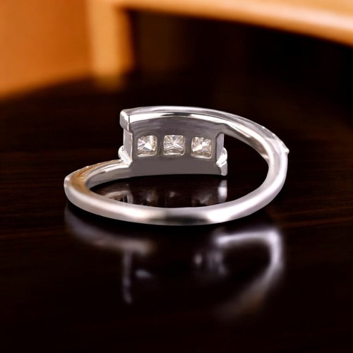 2 Ct Princess Cut Diamond Engagement Ring 950 Platinum Certified Lab Grown - Picture 5 of 13