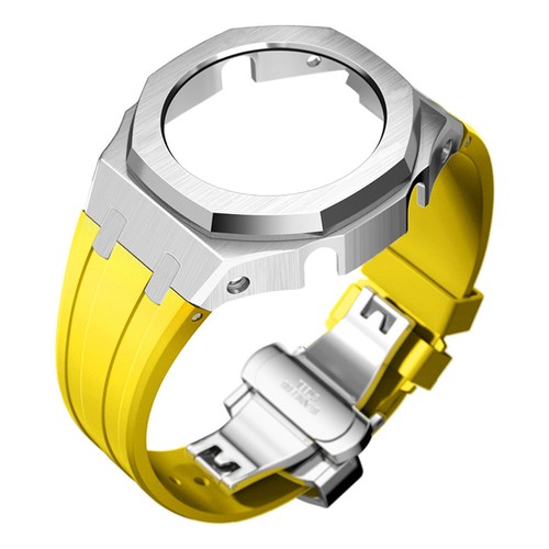 Premium 316L Stainless Steel Case+Strap 4th AP Mod Kit Bezel for Casioak GA2100 - Picture 78 of 98