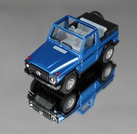 Herpa 430845 H0,1:87 Mercedes-Benz G-Modell Cabrio, Blau Metallic - Neuware!
