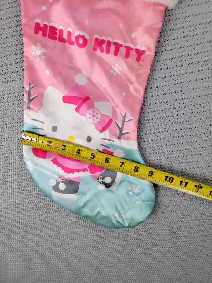 Medias Hello Kitty Navidad gato patín sobre hielo regalos invierno sanrio Foto 4 de 4