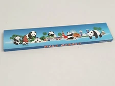 Playing Pandas Hanging Wall Art Print Folding Scroll Home Decor