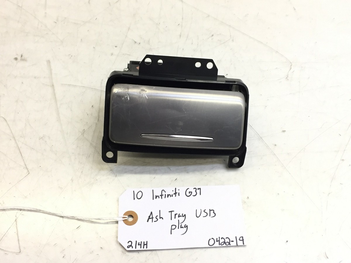 08 09 10 11 12 13 INFINITI G37 CENTER CONSOLE STORAGE USB PLUG OEM