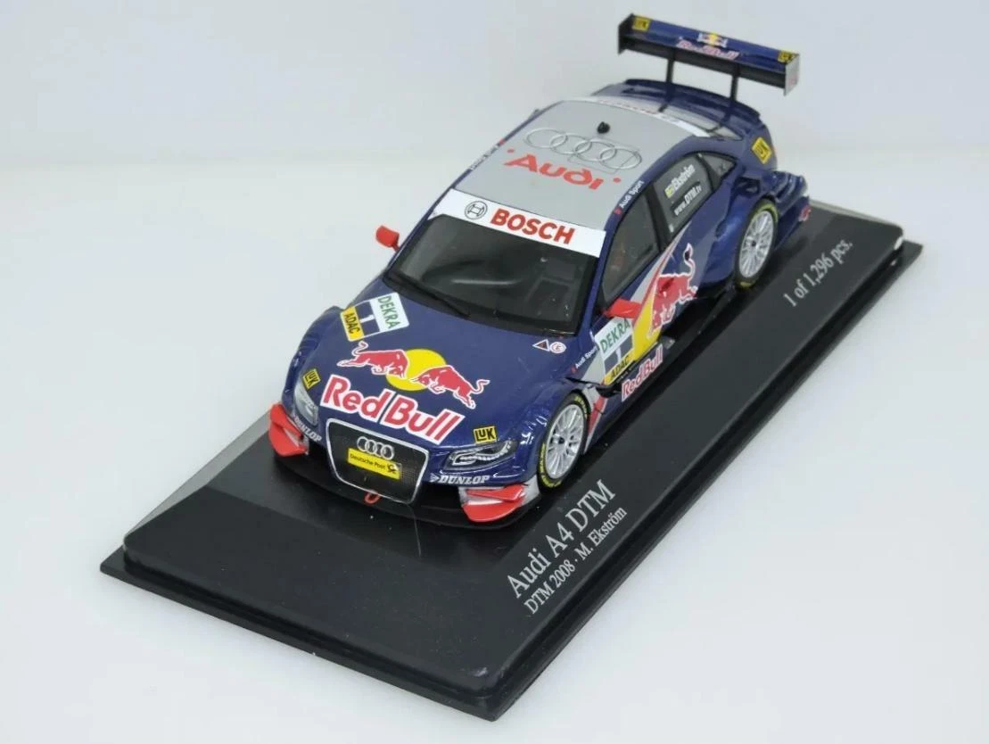 Mattias Ekstrom Audi A4 DTM 2008 Red Bull 1/43 Rare Minichamps No Spark ABT Team