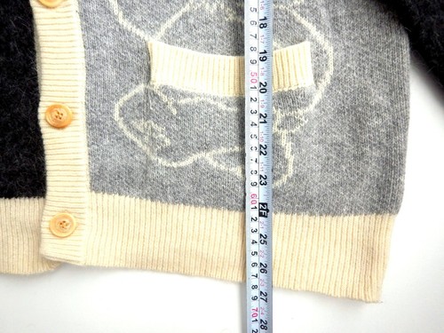 Teddy Fresh x Care Bears Designer Angora Wool Cardigan Jumper - Size XL - Picture 5 of 11