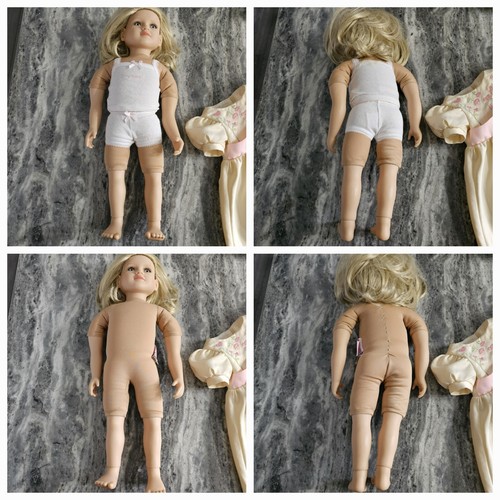 My Twinn Doll Fully Poseable Blonde Hair Blue Eyes 2009 Body 1996 Face 22" - Picture 19 of 21