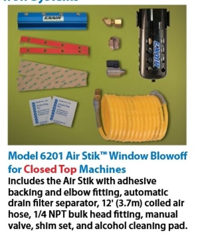 NEVER USED Exair Air Stik Window Blowoff Kit for Closed Top Machines Model 6201 - Picture 14 of 14