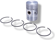 Lanz Bulldog Kolben kompl. (141,5) mit Kolbenringen, Ölrohr u. Bolzen D2416-2816