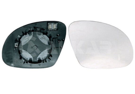 Right ALKAR 6432136 Mirror Glass, outside mirror for SEAT,SKODA,VW