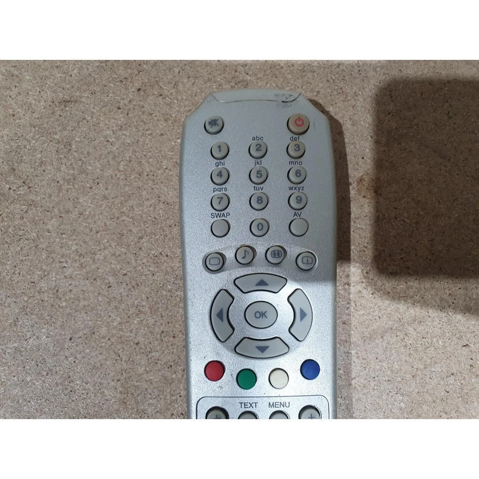 GRUNDIG RX9187R Remote Control Silver Wireless Infrared Handheld for LCD/TV - Image 2 of 4