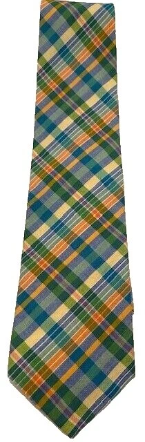 Lands 'End Mujer cuadriculados lazos de seda 100% para De hombre