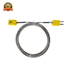 Thermocouple K Type Sensors Extension Cable Standard Male & Female Connector