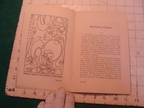 vintage BOOKLET: SPONTANEITY IN DESIGN anna e keener--1923, 1st editition, RARE - Picture 6 of 10