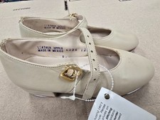 Jazz Tap dance shoe TAN LEO's 6026 Giodano sizes 12.5M LEO leather upper