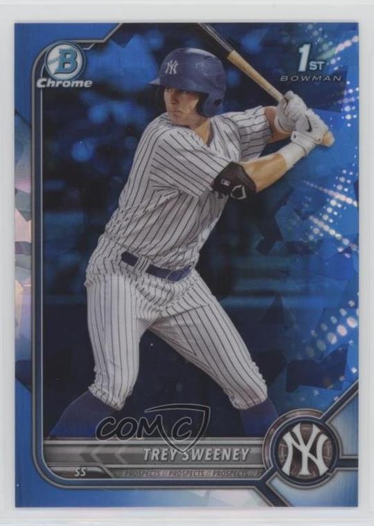 2022 Bowman Sapphire Edition Chrome Prospects Trey Sweeney #BCP-137 12g7