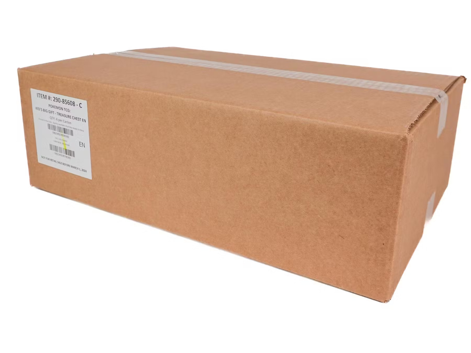 POKEMON TCG PALDEA Adventure Chest Factory Sealed 4 Box CASE-24 Packs,28 Promos+