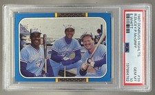 4782 Fred McGriff Rob Ducey Ernie Whitt 1987 Donruss Highlights #39 RC PSA 10