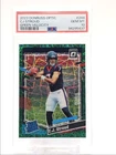 C.J. STROUD 2023 DONRUSS OPTIC RATED ROOKIE GREEN VELOCITY RC PSA 10 Q0004