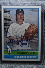 Sparky Lyle 2025 Topps Heritage - Real One Autographs #76RO-SL (AU)