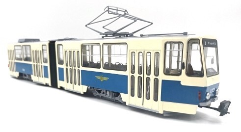 1/43 Tatra tram Leipzig Tatra KT4 Leipziger transport services 1979 1/43 Packi