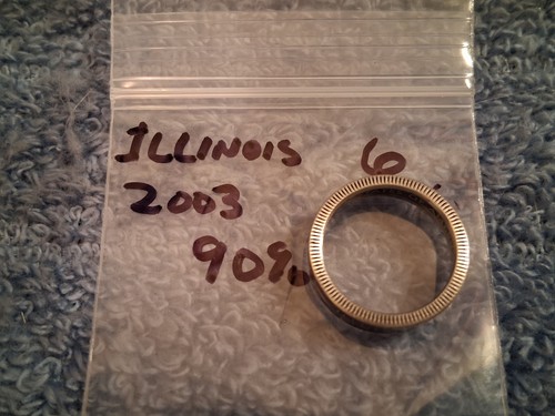 Illinois State 90% Silber PP Washington Quarters Münzring 6 2003 - Bild 5 von 5