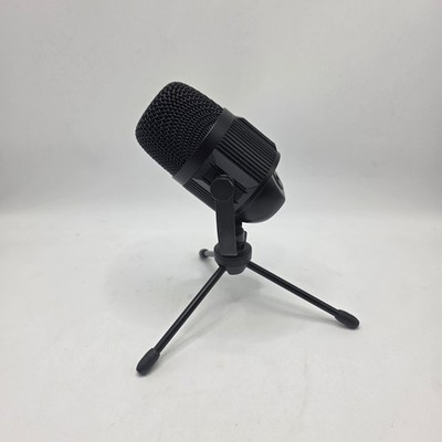 Unbranded Desktop USB Microphone Black Tripod Stand Retro Gaming Podcast Mic