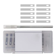 10-Blade 4# Aluminum Alloy Phone Back Cover Glass Remover Mobile Repair Tool Kit