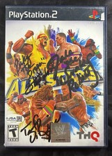 Dibiase, J.Roberts,R. Steamboat signed WWE ALL-STARS PS2 game JSA COA